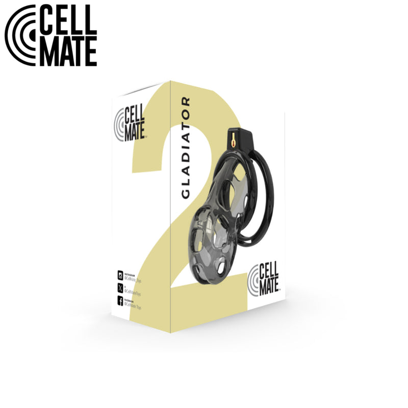 Load image into Gallery viewer, Cellmate Gladiator Soft Chastity Cage Size 2 Black
