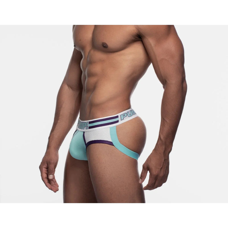 Load image into Gallery viewer, PUMP Activate Jock Strap Mint Purple
