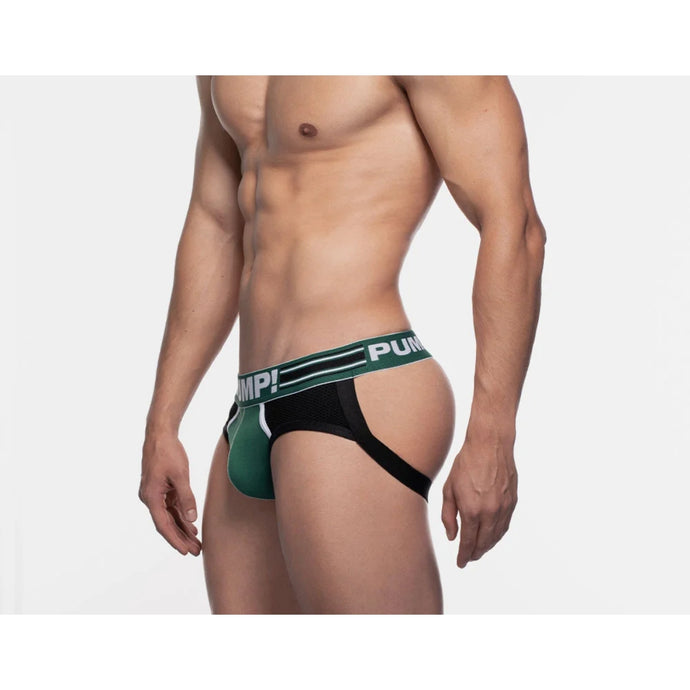 PUMP Boost Jock Strap Green Black