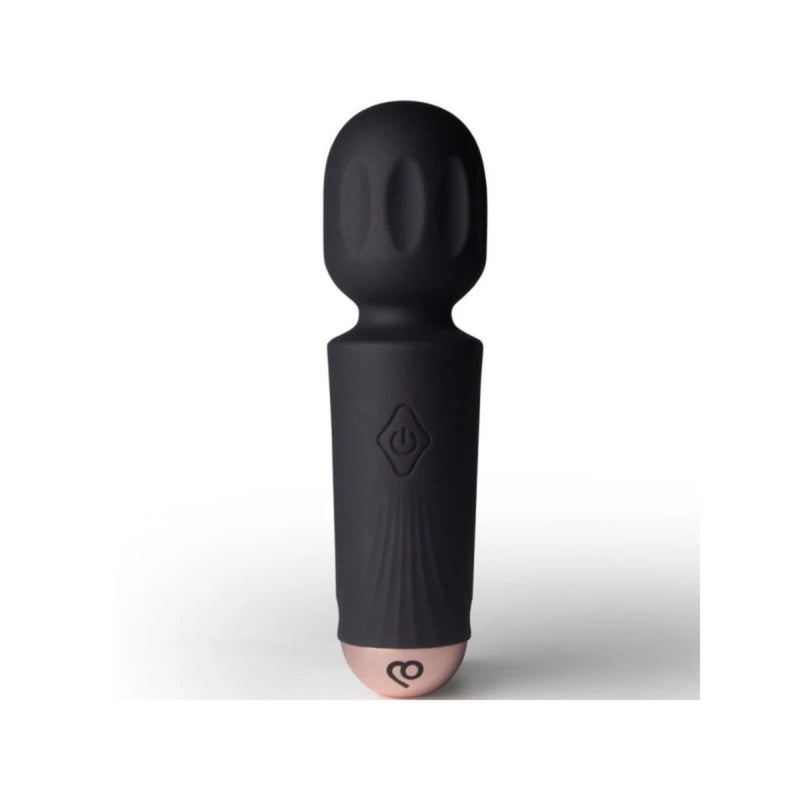 Load image into Gallery viewer, Rocks Off Rechargeable Mini Wand Black Tulip
