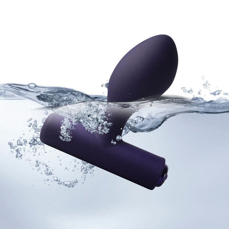 Load image into Gallery viewer, Rocks Off Nova Orbital Rechargeable Butt Plug Purple
