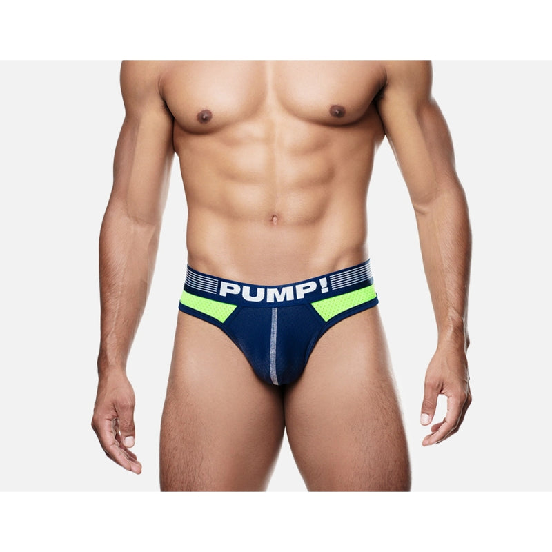 Load image into Gallery viewer, PUMP Surge Thong Blue Green
