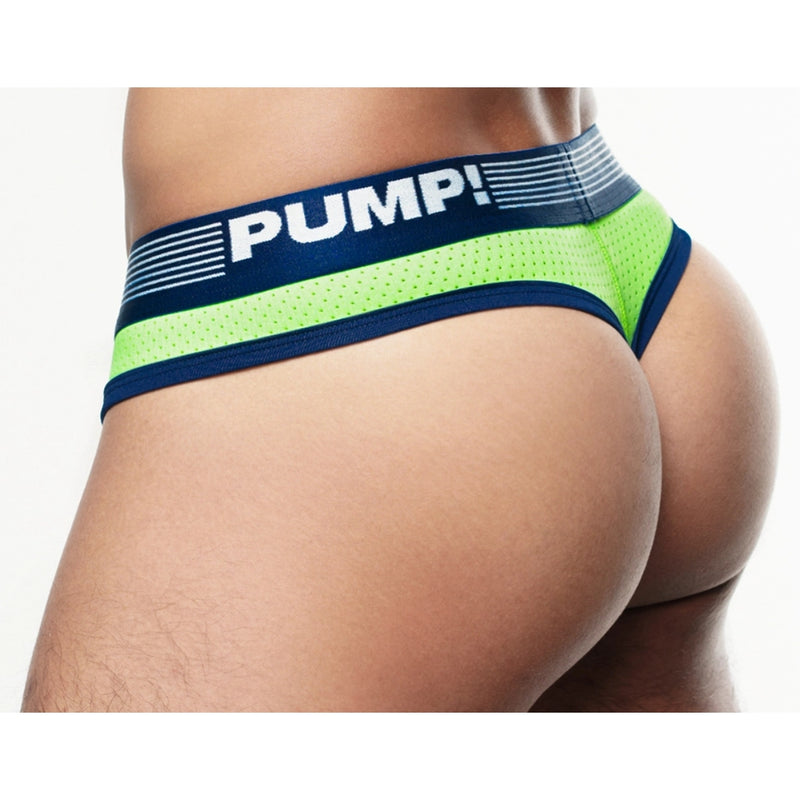 Load image into Gallery viewer, PUMP Surge Thong Blue Green
