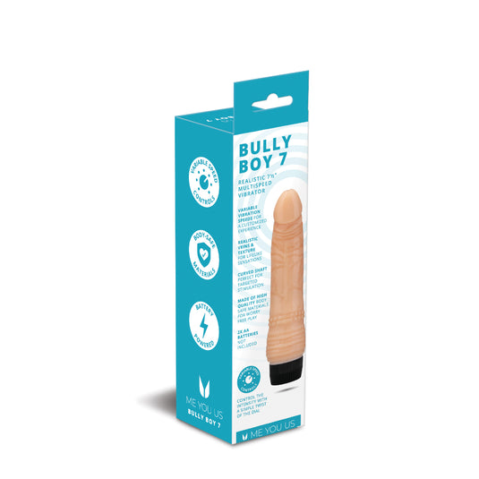 Me You Us Bully Boy 7 Realistic Vibrator Pink