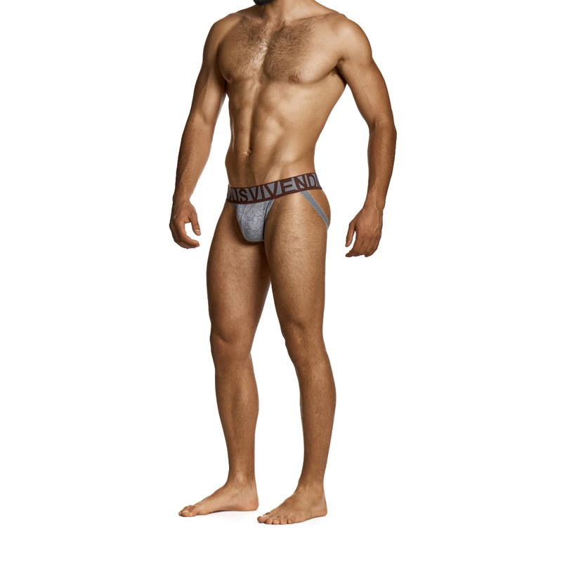 Load image into Gallery viewer, Modus Vivendi Mohair Jock Strap Grey
