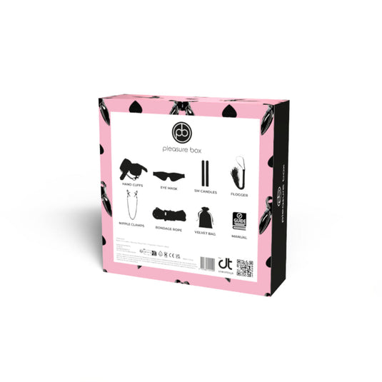 Dreamtoys Pleasure Box Let's Go Kink Sex Toy Kit Black