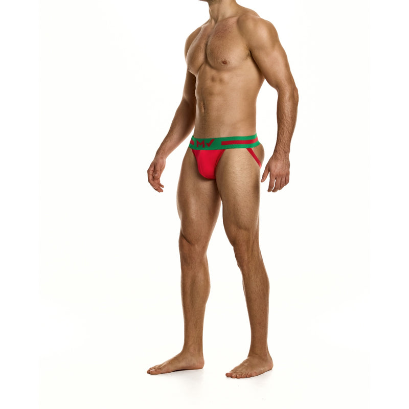 Load image into Gallery viewer, Modus Vivendi Retro Jock Strap Red
