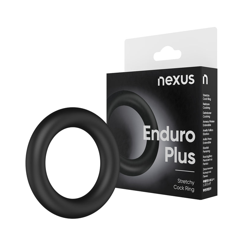 Load image into Gallery viewer, Nexus Enduro Plus Thick Silicone Cock Ring Black
