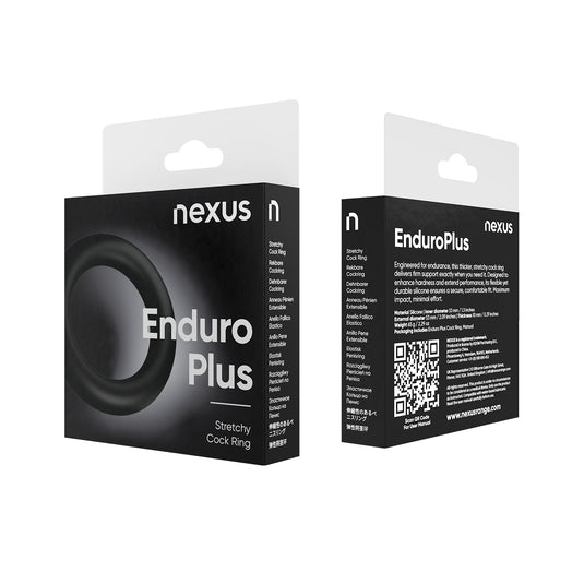 Nexus Enduro Plus Thick Silicone Cock Ring Black