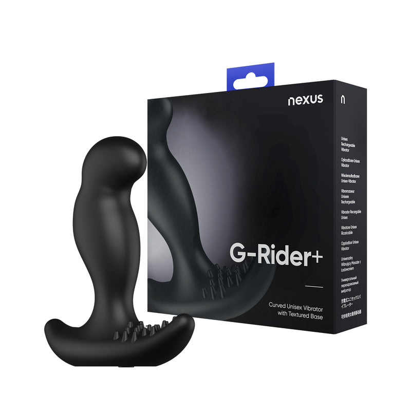 Load image into Gallery viewer, Nexus G-Rider Plus Vibrating Butt Plug Black
