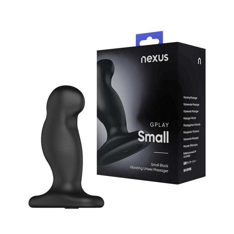 Load image into Gallery viewer, Nexus G-Play Plus Vibrating Butt Plug Black Small
