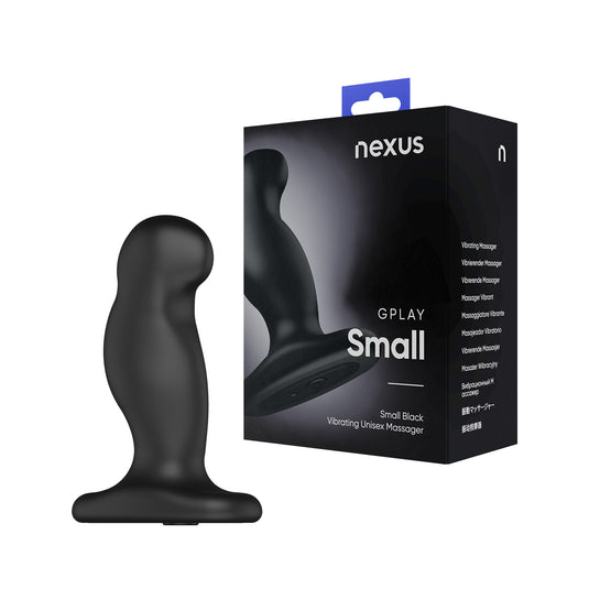 Nexus G-Play Plus Vibrating Butt Plug Black Small