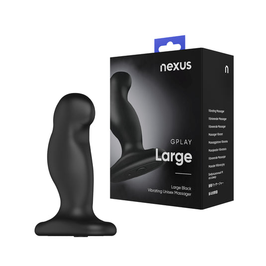 Nexus G-Play Plus Vibrating Butt Plug Black Large