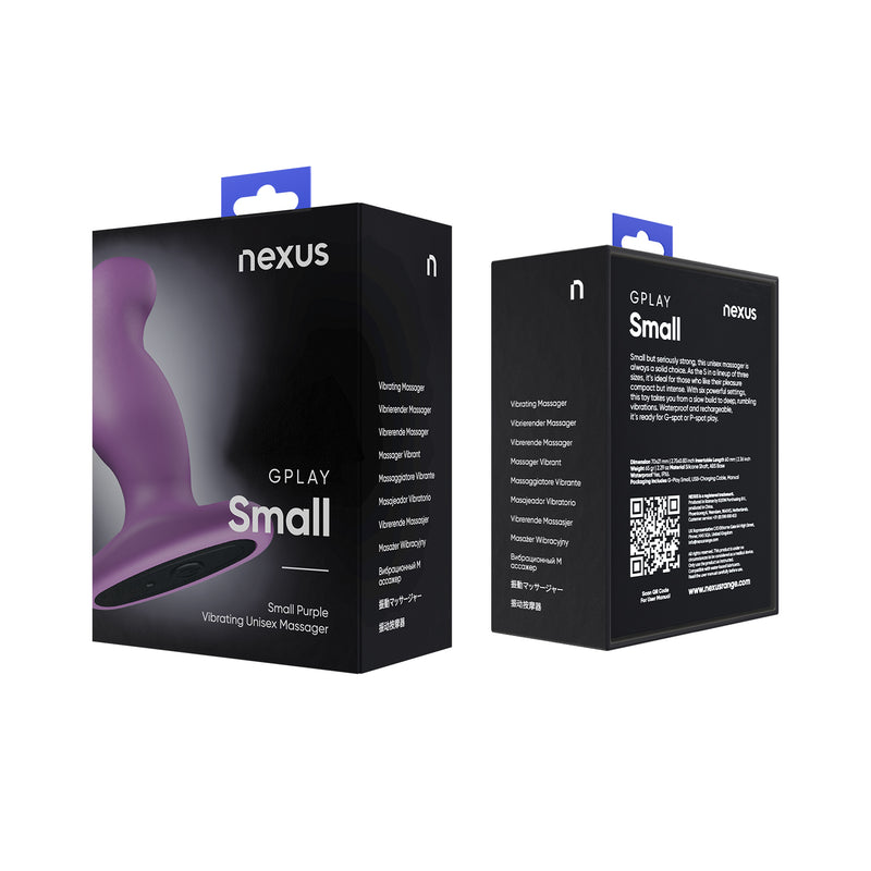 Load image into Gallery viewer, Nexus G-Play Plus Vibrating Butt Plug Purple Small
