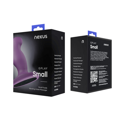 Nexus G-Play Plus Vibrating Butt Plug Purple Small
