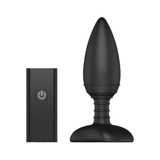 Nexus Ace Rechargeable Vibrating Butt Plug Black Small