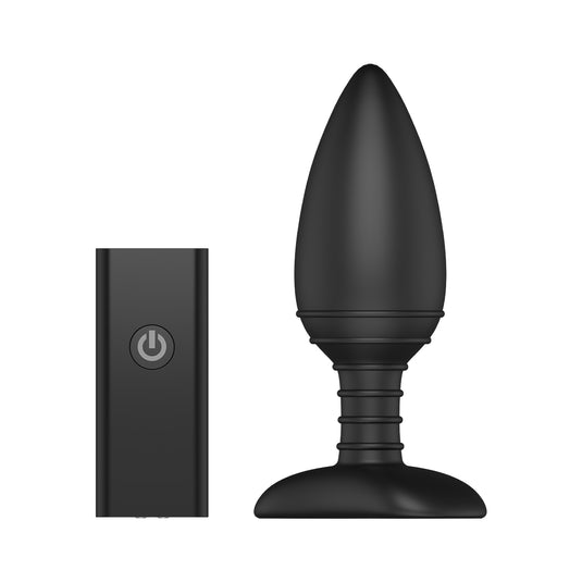 Nexus Ace Rechargeable Vibrating Butt Plug Black Medium
