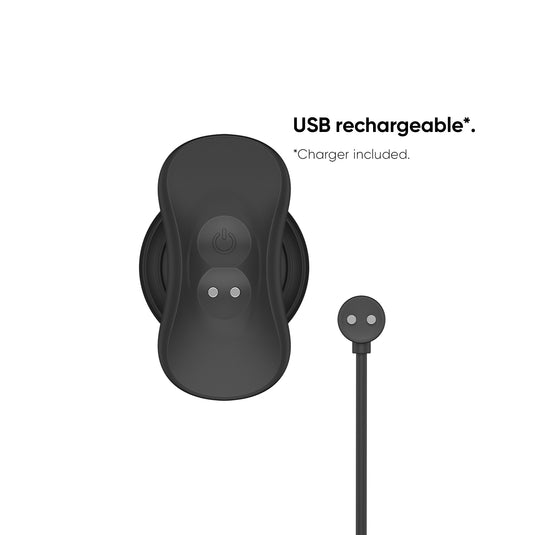 Nexus Ace Rechargeable Vibrating Butt Plug Black Large