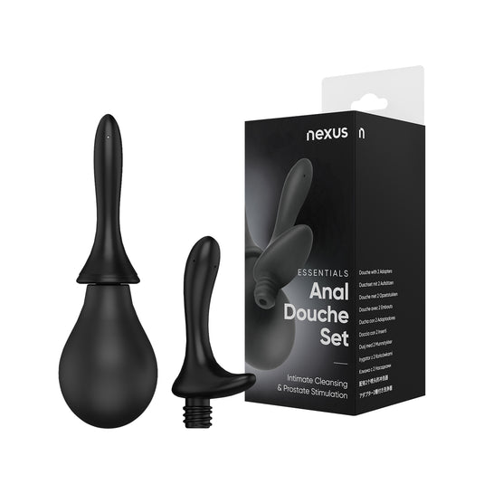 Nexus Anal Douche Set One Bulb & Two Silicone Tips