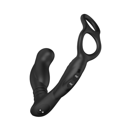 Nexus Simul8 Dual Prostate & Perineum Cock & Ball Prostate Massager Black