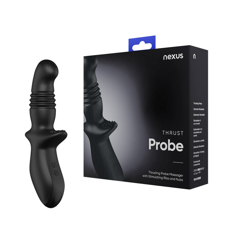 Load image into Gallery viewer, Nexus Thrust Probe Edition Vibrating Prostate Probe Black
