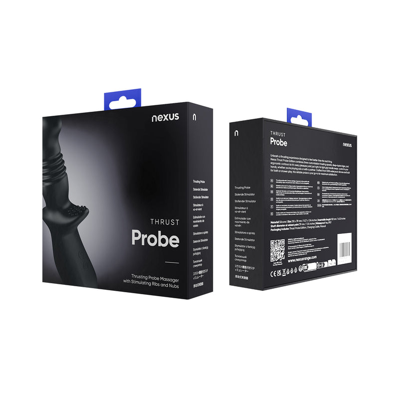 Load image into Gallery viewer, Nexus Thrust Probe Edition Vibrating Prostate Probe Black
