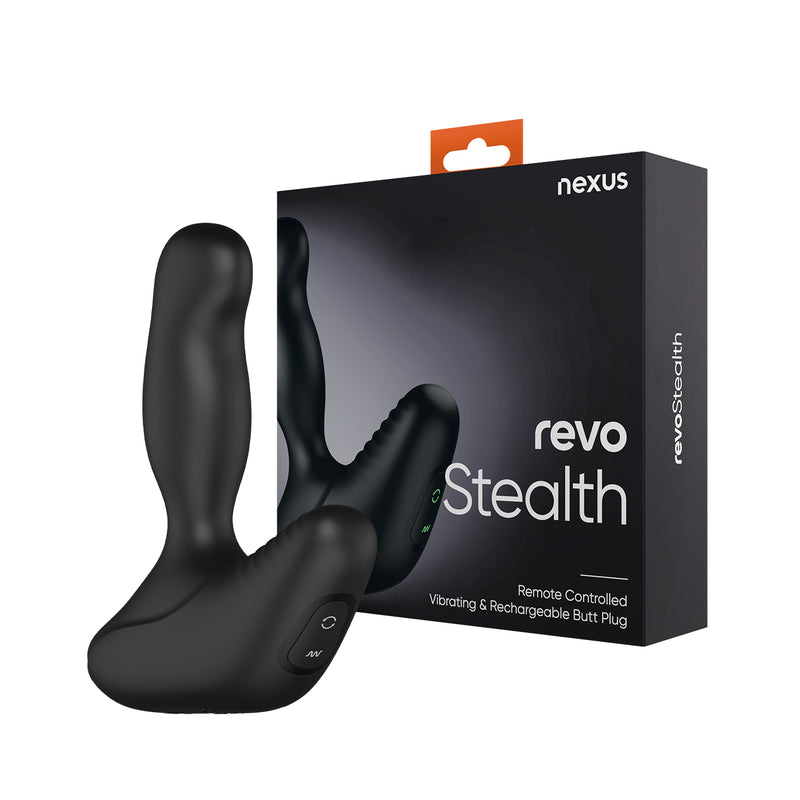 Load image into Gallery viewer, Nexus Revo Stealth Rechargeable Rotating Remote Control Prostate Massager Black
