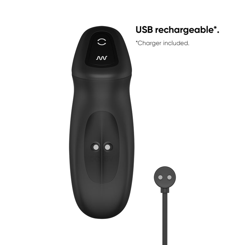 Load image into Gallery viewer, Nexus Revo Slim Rechargeable Rotating Prostate Massager Black
