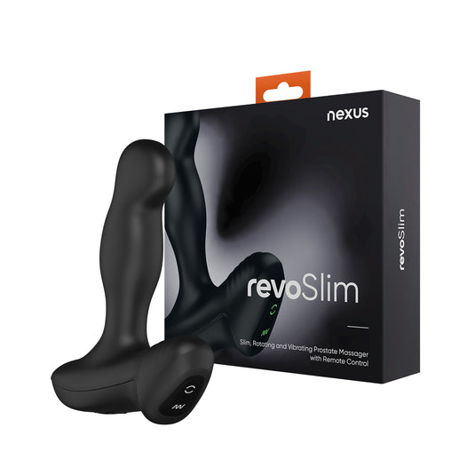 Nexus Revo Slim Rechargeable Rotating Prostate Massager Black