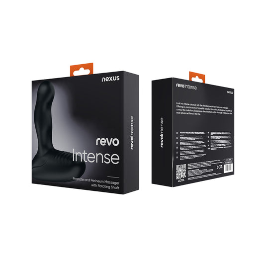 Nexus Revo Intense Rechargeable Rotating Prostate Massager Black