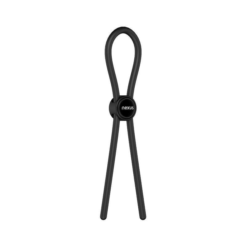 Load image into Gallery viewer, Nexus Forge Adjustable Silicone Cock Ring Black
