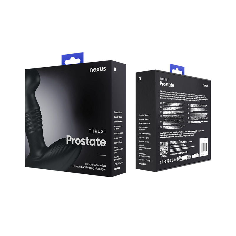 Load image into Gallery viewer, Nexus Thrust Prostate Edition Thrusting &amp; Vibrating Prostate Massager Black
