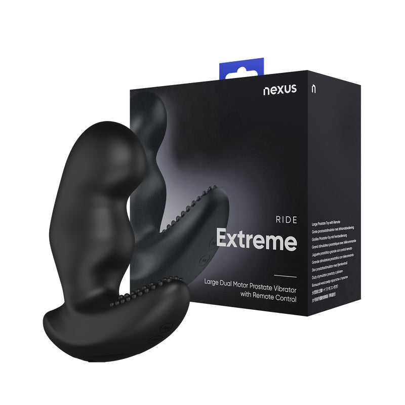 Load image into Gallery viewer, Nexus Ride Extreme Rechargeable Remote Control Vibrating Prostate &amp; Perineum Massager Black
