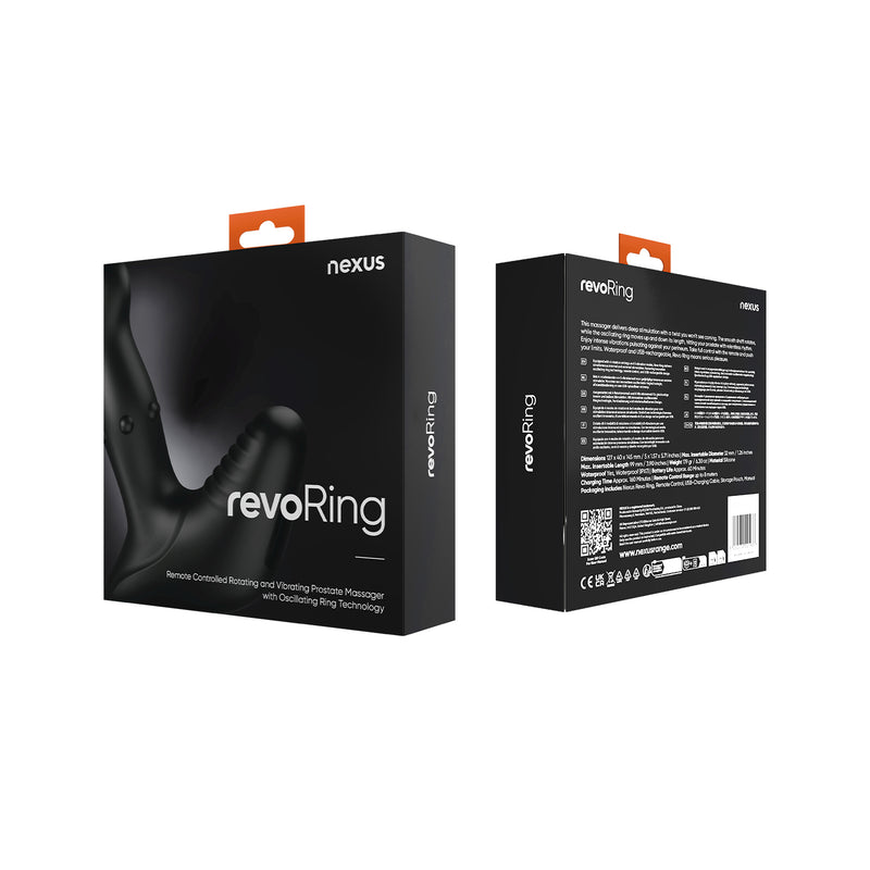 Load image into Gallery viewer, Nexus Revo Ring Rotating &amp; Vibrating Prostate Massager Black
