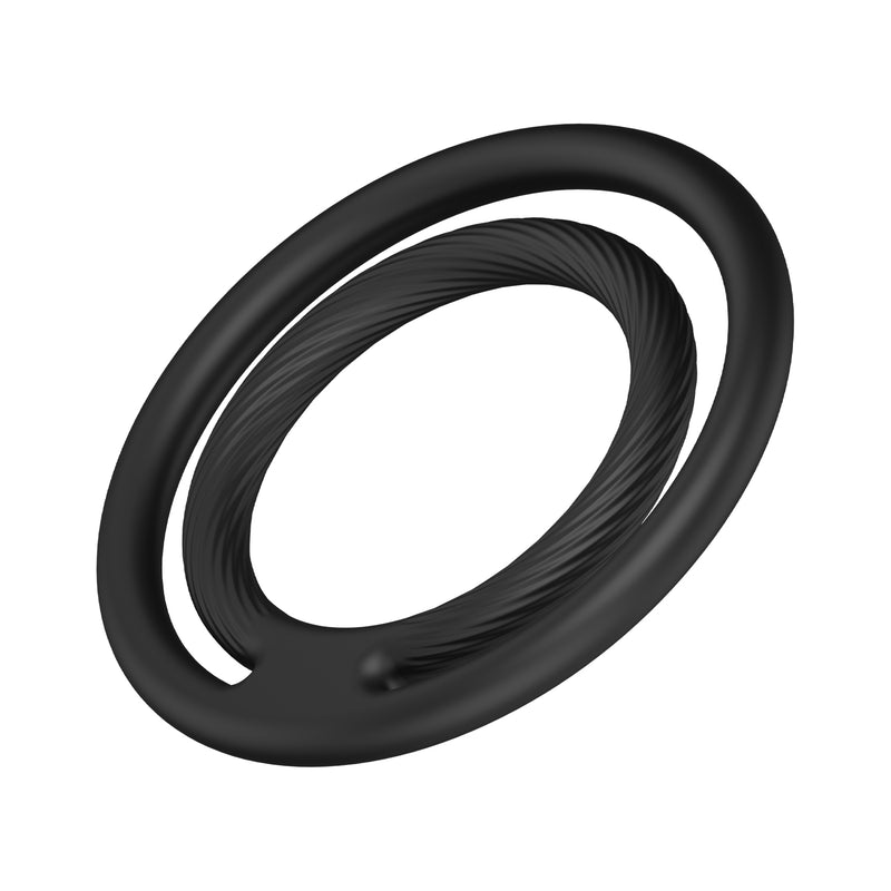 Load image into Gallery viewer, Nexus Double Enduro Silicone Cock &amp; Ball Ring Black
