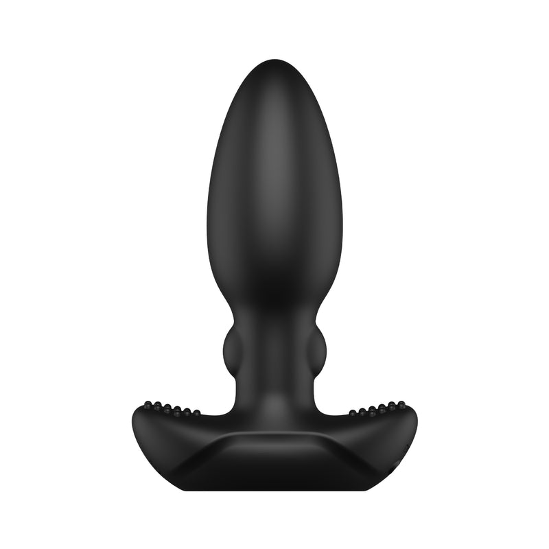 Load image into Gallery viewer, Nexus Beat Thumping &amp; Vibrating Rechargeable Butt Plug Black
