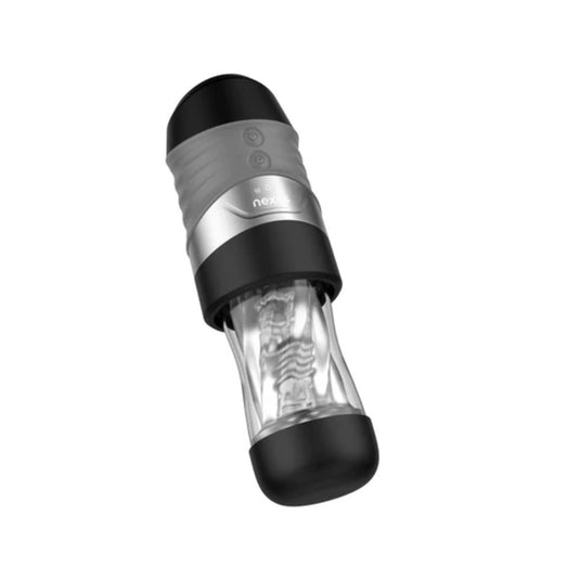 Nexus Alpha Surge Masturbator Black Grey Clear