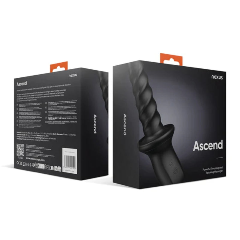 Load image into Gallery viewer, Nexus Ascend Thrusting &amp; Rotating Massager Black
