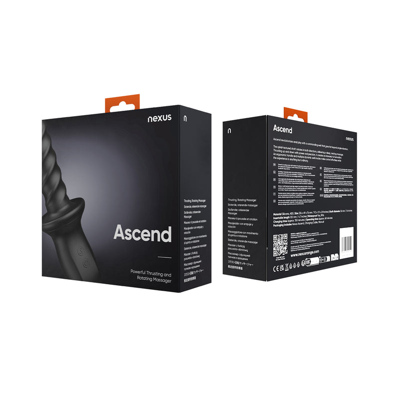Load image into Gallery viewer, Nexus Ascend Thrusting &amp; Rotating Massager Black
