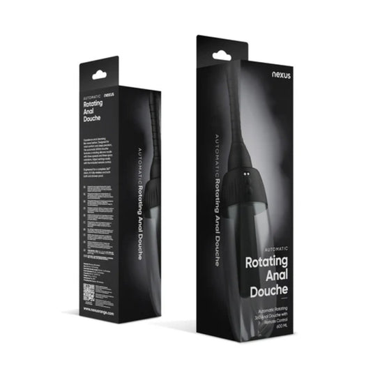 Nexus Automatic Rotating 360 Anal Douche Black Clear
