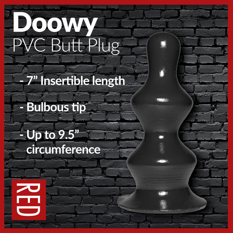 Load image into Gallery viewer, Prowler RED Doowy Butt Plug Black
