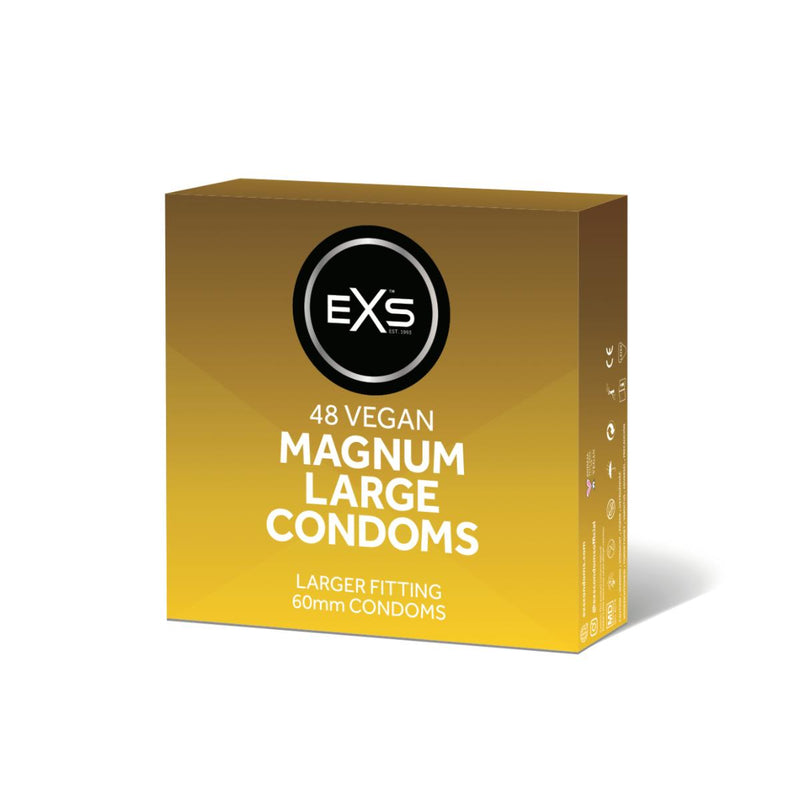 Load image into Gallery viewer, EXS Magnum Large Vegan Condoms 48 Pack
