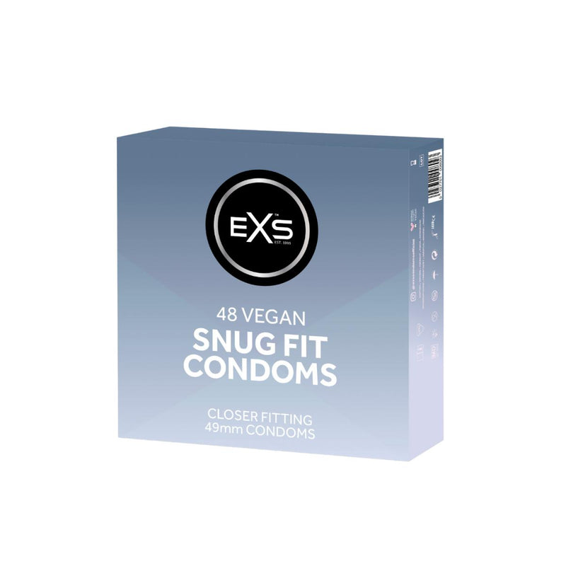 Load image into Gallery viewer, EXS Snug Fit Vegan Condoms 48 Pack

