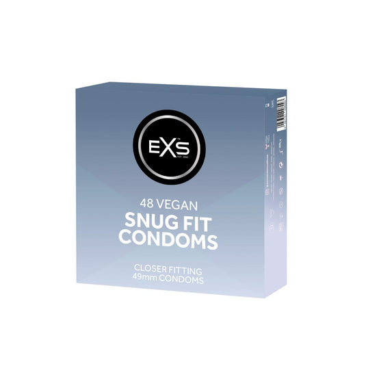 EXS Snug Fit Vegan Condoms 48 Pack
