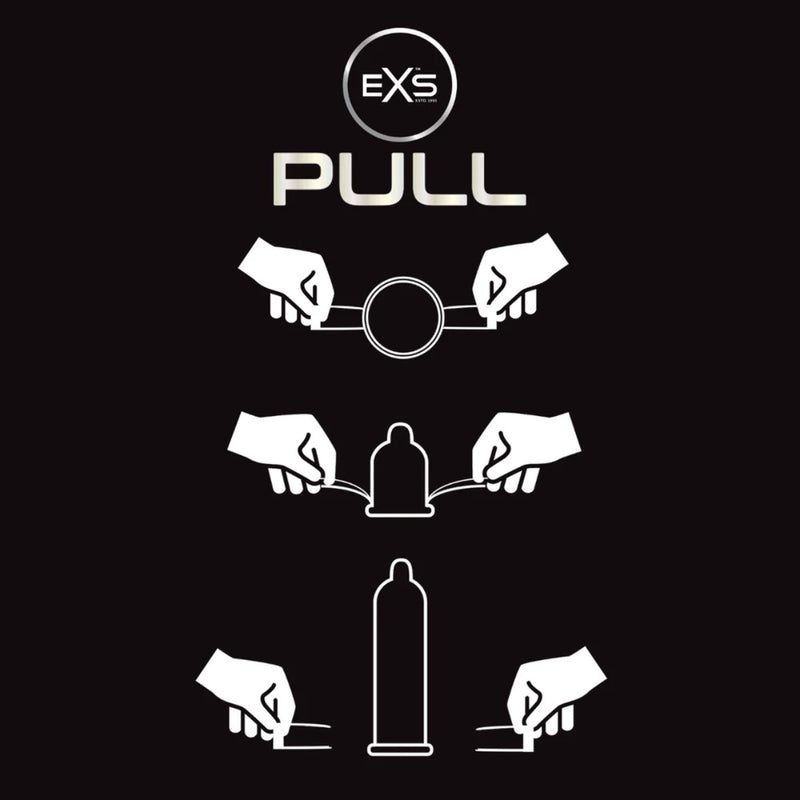Load image into Gallery viewer, EXS Pull Large 60mm Non-Latex Condom 6 Pack

