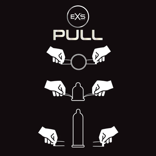 EXS Pull Large 60mm Non-Latex Condom 6 Pack