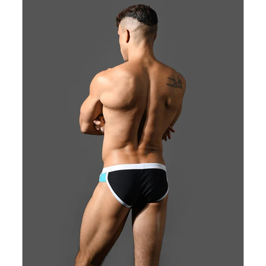 Andrew Christian Retro Bikini Swim Brief Black