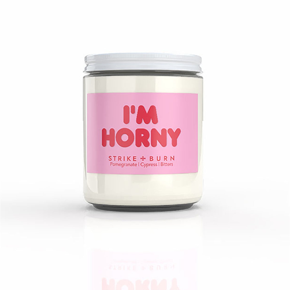 Strike & Burn I'm Horny Candle Pomegranate Cypress Bitters – Prowler