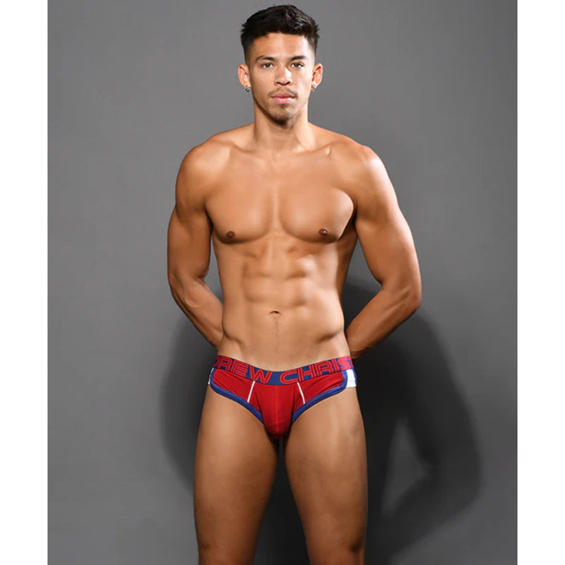 Load image into Gallery viewer, Andrew Christian Retro Pop Locker Room Jock Strap Red
