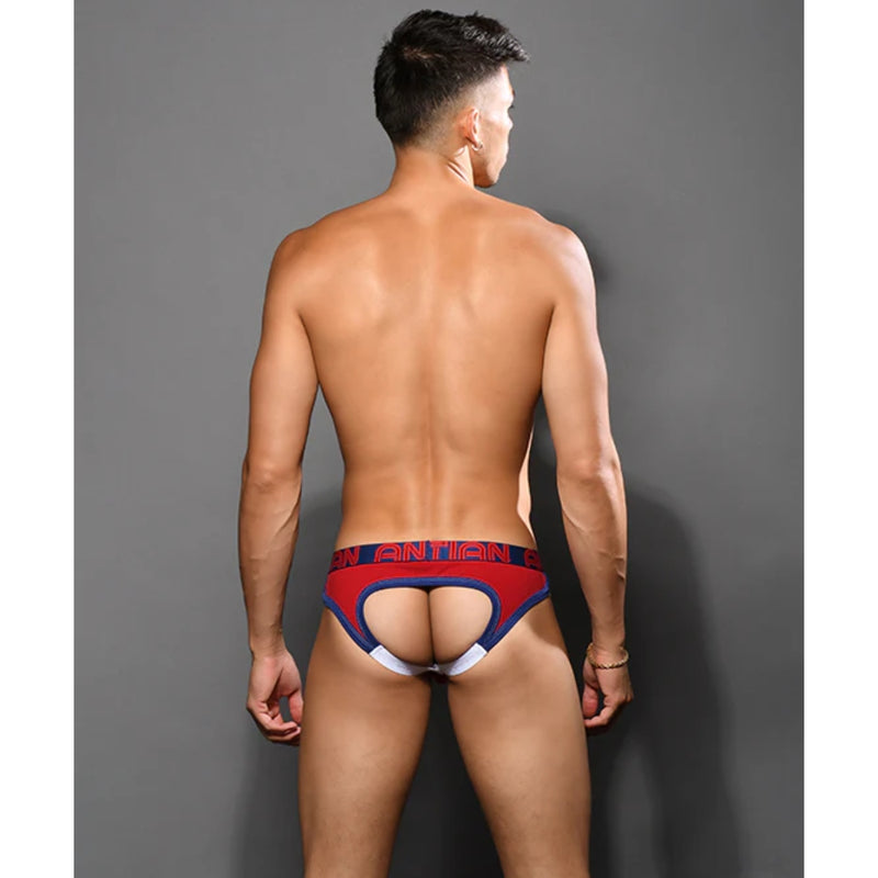 Load image into Gallery viewer, Andrew Christian Retro Pop Locker Room Jock Strap Red
